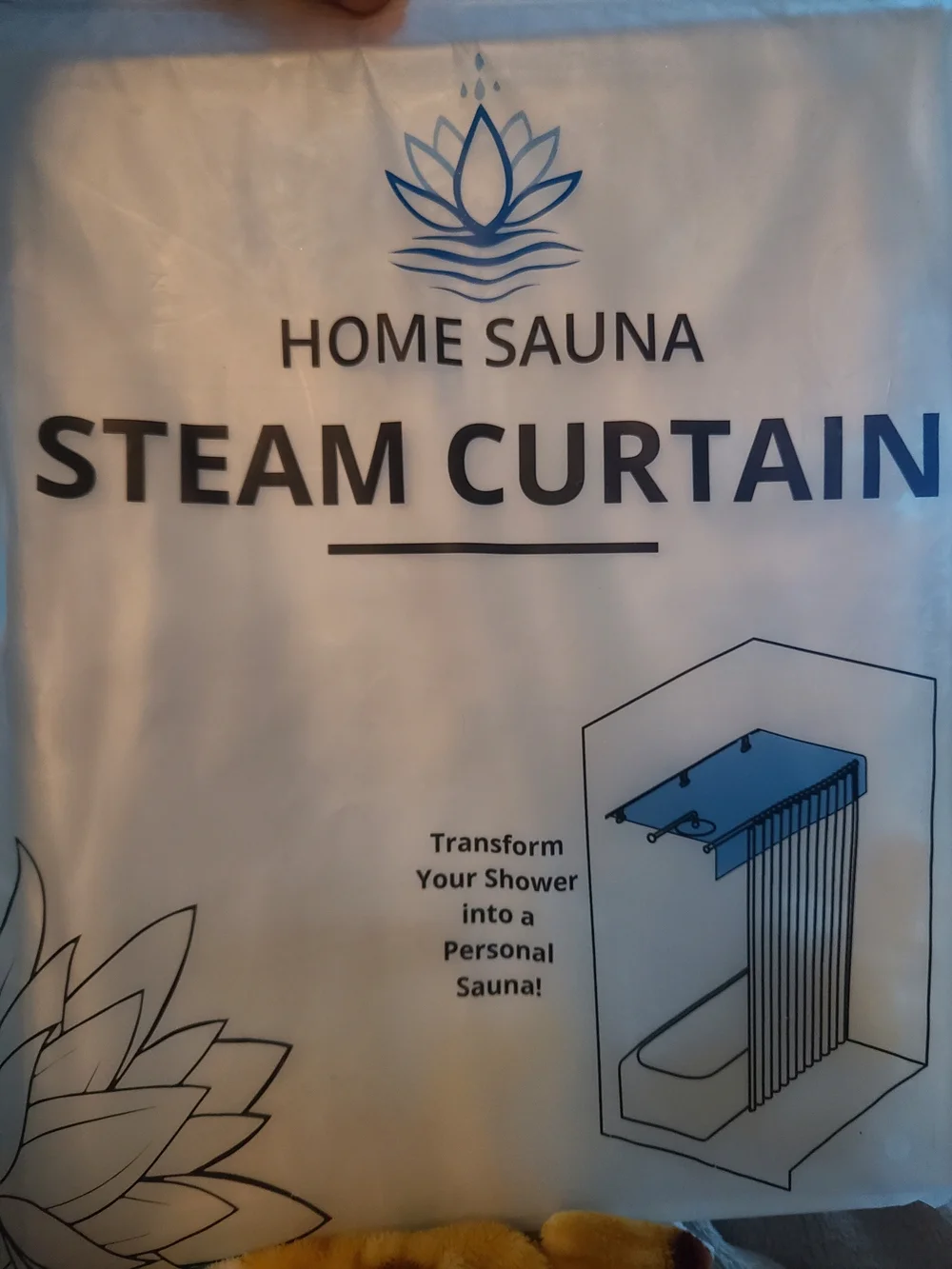 Removable Sauna Steam Curtain | for Steam Bath Detox & Spa Relaxation | Turn You